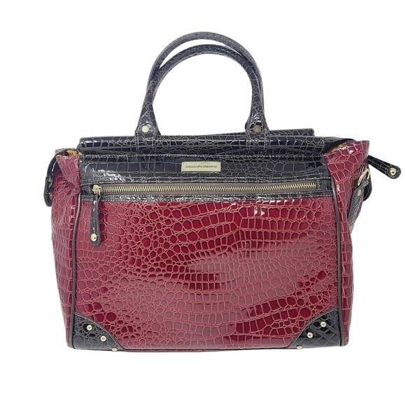 Samantha Brown Handbags - Samantha Brown | Red Faux Leather Crocodile Print Travel Bag (One Size)